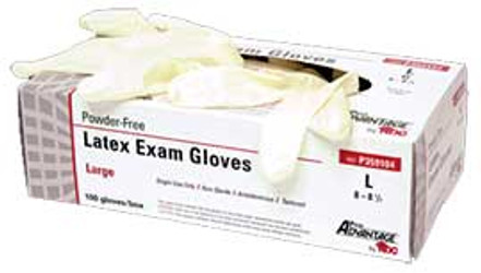 ProAdvantage Latex Gloves: X-Small, Non-Sterile, Powder-Free, Micro-Textured