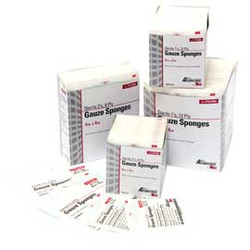 ProAdvantage 4' x 4' 8-ply 2s sterile gauze sponges, packaged in 2 sponges
