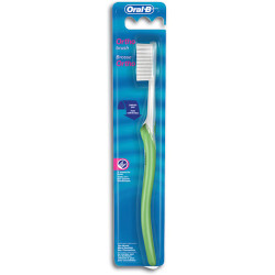 Oral-B Orthodontic toothbrush, 35 soft bristle tufts, 12/box. Orthodontic