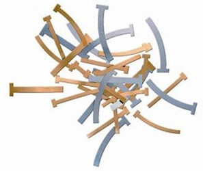 T-Bands Brass, Straight/Narrow .002' / 0.05 mm thick Matrix Bands