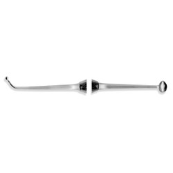 Quala #27/29 Ball-Egg double end burnisher with standard 1/4' round handle