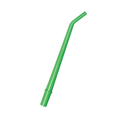 Safe-Dent 1/4' GREEN Surgical Aspirating Tips, 25/Bag. Molded at 30 degree