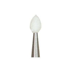 Dura-White FL1 flame HP (handpiece), 12/pk, aluminum oxide finishing stones