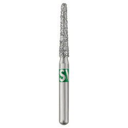 Piranha Diamonds FG #856.016 SS (Short Shank) Coarse Grit, Round End Taper