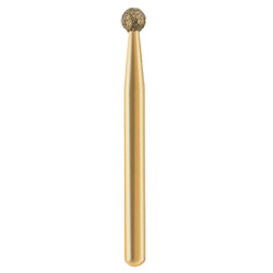 Great White Z FG #801-018 Fine, Round Zirconia Bur 5/Pack.