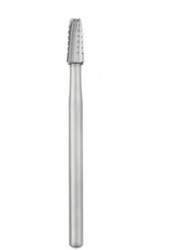 SS White HP #1703 Round End Cross Cut Tapered Fissure Carbide Bur, Package of 10