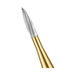 SS White FG #7902 12 blade Needle T&F bur, pack of 5 burs