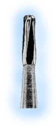 SS White FG #1156 Straight Dome Plain Carbide Bur, clinic pack of 100 burs