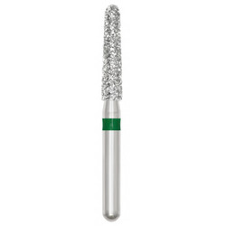Revelation FG #855.018 SS (Short Shank) Coarse Round End Taper Diamond Bur, 5/Pk