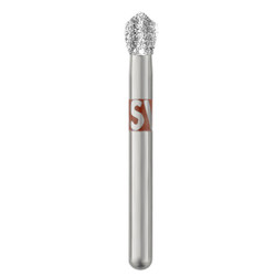 Piranha Diamonds FG #905.023 Fine Grit, Acorn Shaped, Single Use Diamond Bur