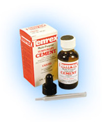 Temrex Zinc Oxide Eugenol Temporary Cement, Liquid, 4 oz. Bottle
