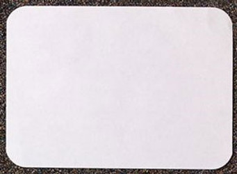 Tidi 9-1/2' x 13-1/2' Midwest 'E' - White Heavyweight Paper Tray Cover, Box
