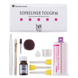 Sofreliner Tough S (Soft) Kit - Silicon Denture Soft Relining Material