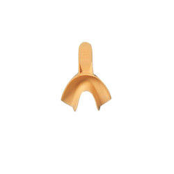 Sani-Trays #9 Solid Anterior Upper or Lower Beige Plastic Impression Trays
