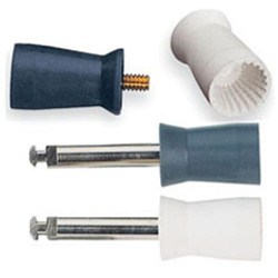 Young Ribbed, Screw-On Soft Gray Prophy Cup, gross package of 144 cups