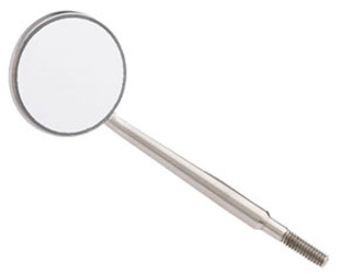 Crystal HD Mouth Mirror Head - #4 (22mm dia.) Cone Socket Stainless Steel