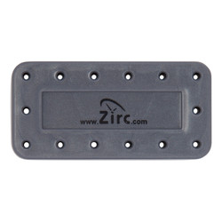 Zirc 14 Hole Gray, Magnetic Bur Block with Microban. Autoclavable/Chemiclavable