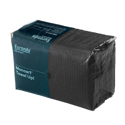 Monoart Towel Up! Black, 500/Case