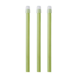 Monoart Saliva Ejectors and Adapter EM15, Lime, 100/Pkg.