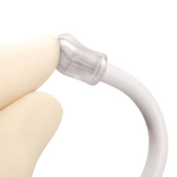 Total-Comfort Soft Tip Aspirators Clear/White, 100/Pkg.