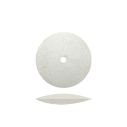 Rubber Wheels 5/8", White Flexies Knife Edge, 100/Box