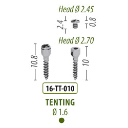 Screws and Tacks 1.6 mm x 10 mm, Tenting Screw