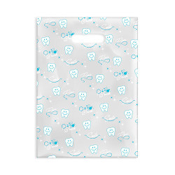 Specialty Scatter Bags Smile Brush Floss, 7.5" x 10", 100/Pkg.