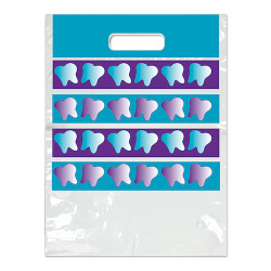 Specialty Scatter Bags Purple/Blue Tooth, 7½" x 9", 100/Pkg.