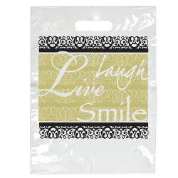 Specialty Scatter Bags Laugh, Live, Smile, 9" x 13", 100/Pkg.