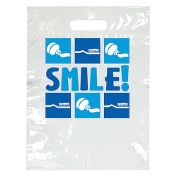 Specialty Scatter Bags Bag, 2 Color Smile!, 9" x 13", 100/Box