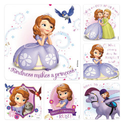 Disney Stickers Sofia, 100/Roll, PS581
