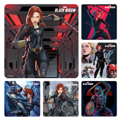 Disney Stickers Black Widow Stickers, 100/Roll, PS711