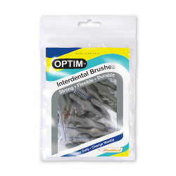 Interdental Brushes XL, 2.5 mm, Gray, 25/Pkg.