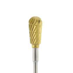 Gold Carbide Burs, Laboratory 53A, Pear, HP, Reg Cut, Each