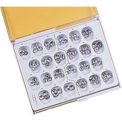 First Permanent Molar Stainless Steel Kit, 72/Pkg.