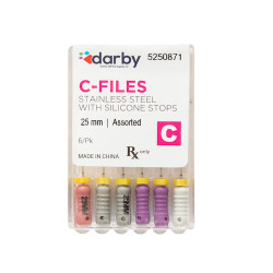 C-File  25mm, Assorted #06-15, 6/Pkg.