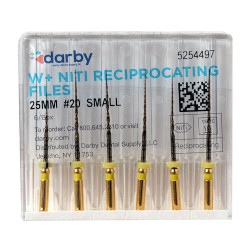 WV Reciprocating Files Small #20, 25MM, 6/Pkg