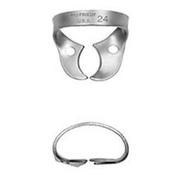 Rubber Dam Clamp Wingless Size 24  (RDCM24)