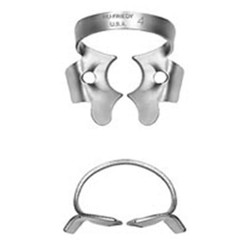 Rubber Dam Clamp Wingless Size W4  (RDCMW4)