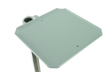 Utility Shelf, Post Mount, White