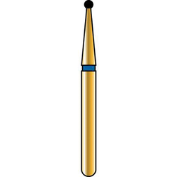 Alpen FG 801C 010 Round Diamond Bur 5/Pk