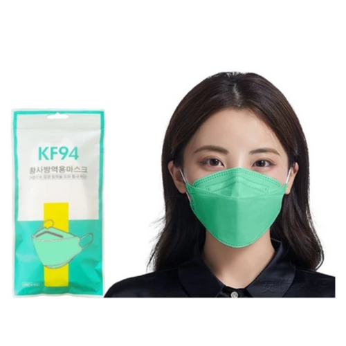 KF94 Face Mask, Green, 10/Pack - Overstock