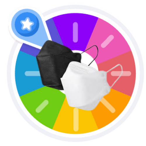 KF94 Face Mask, Random Color, 10/Pack - Overstock