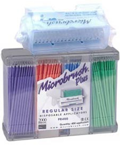 MicroBrush Plus with Dispenser and Regular Assorted 400 Brushes