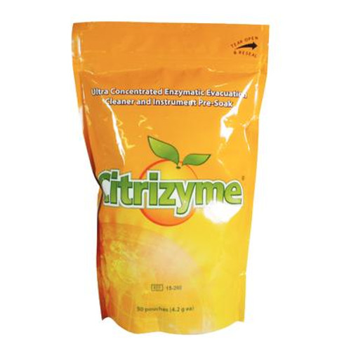 Citrizyme Concentrated Enzymatic Evacuation System Cleaner Unit Dose, 50/Pk