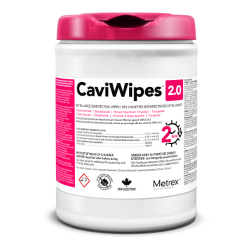 CaviWipes 2.0 XL (9" x 12"),  65/Can