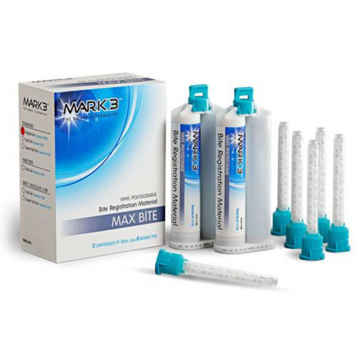 MAX BITE Bite Registration Regular Set 2/bx. + 6 Mixing Tips