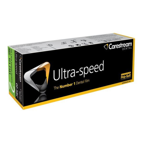 Ultra-Speed Intraoral X-Ray Film DF-58C Size 2 D Speed 100/Box