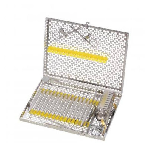 IMS Infinity Series Instrument Cassette Stainless Steel Yellow 16 Instruments  (IMN4165)