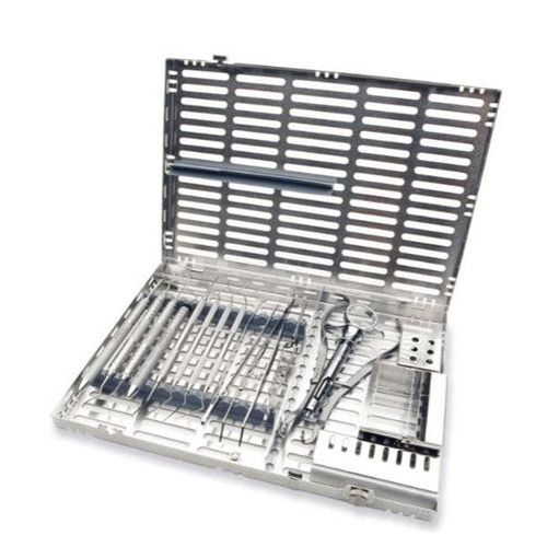 IMS Instrument Cassette Stainless Steel Green 12 Instruments  (IM4129)